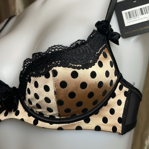 Honey Birdette Vintage Crème Brûlée Bra - Picture 3 of 6